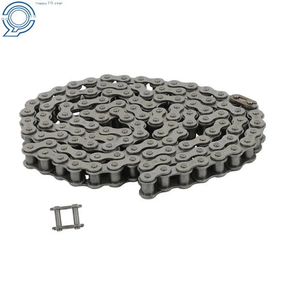 Roller Chain 10 ft Length - Carbon Steel with 1 Connector