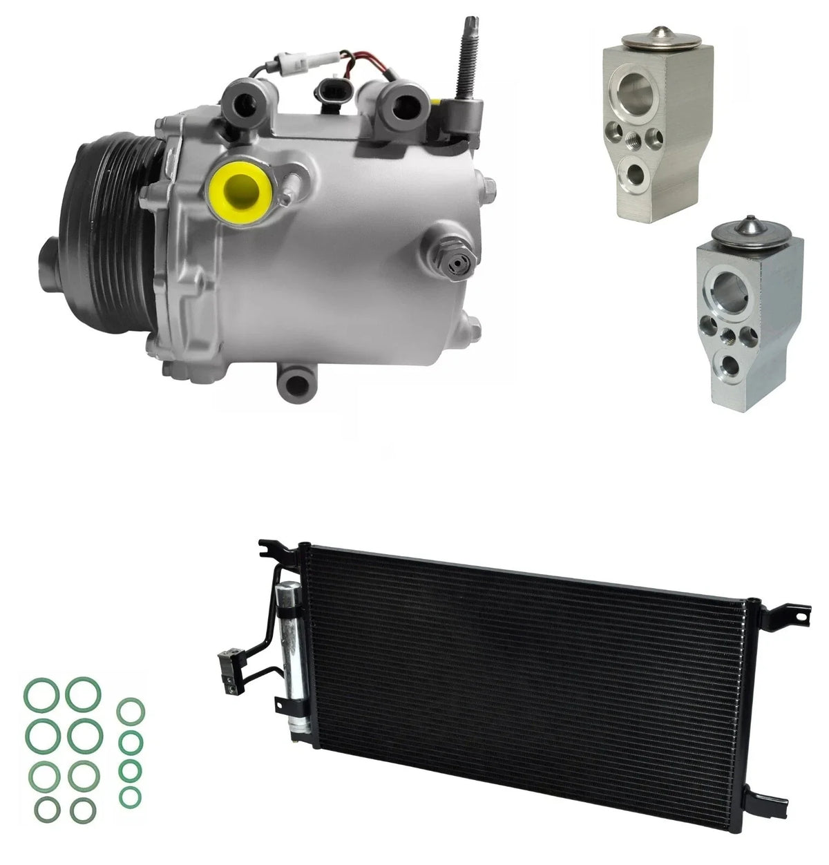 A C Compressor Kit With Condenser for Pontiac Montana 3.5L (2005–2005)