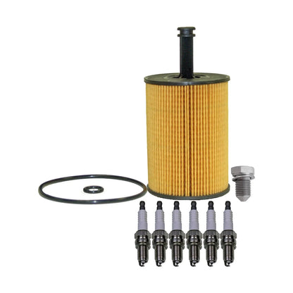 Wix Engine Oil Filter & Denso Spark Plug Kit for Audi A3 TT Quattro (2006–2010)