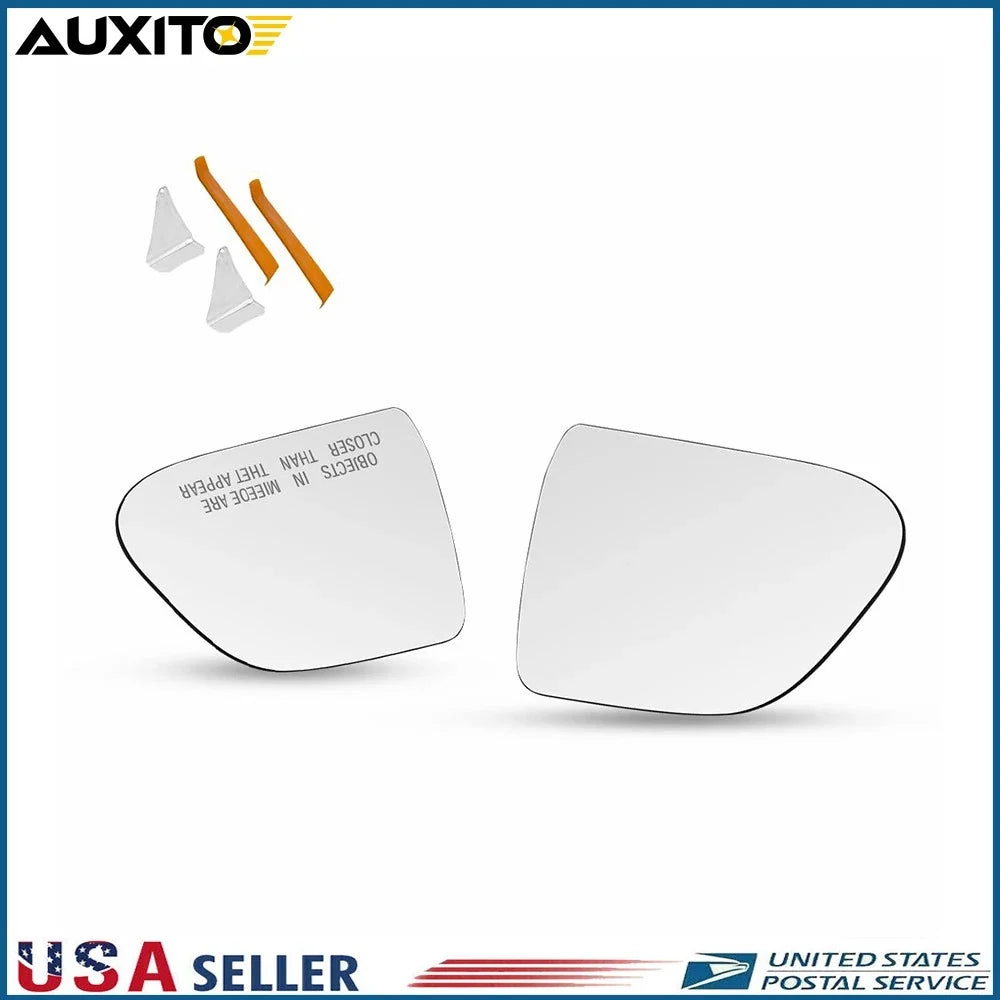 Set of 2 Power Heated Side Mirror Glass for Tesla Model 3 (2017–2023)