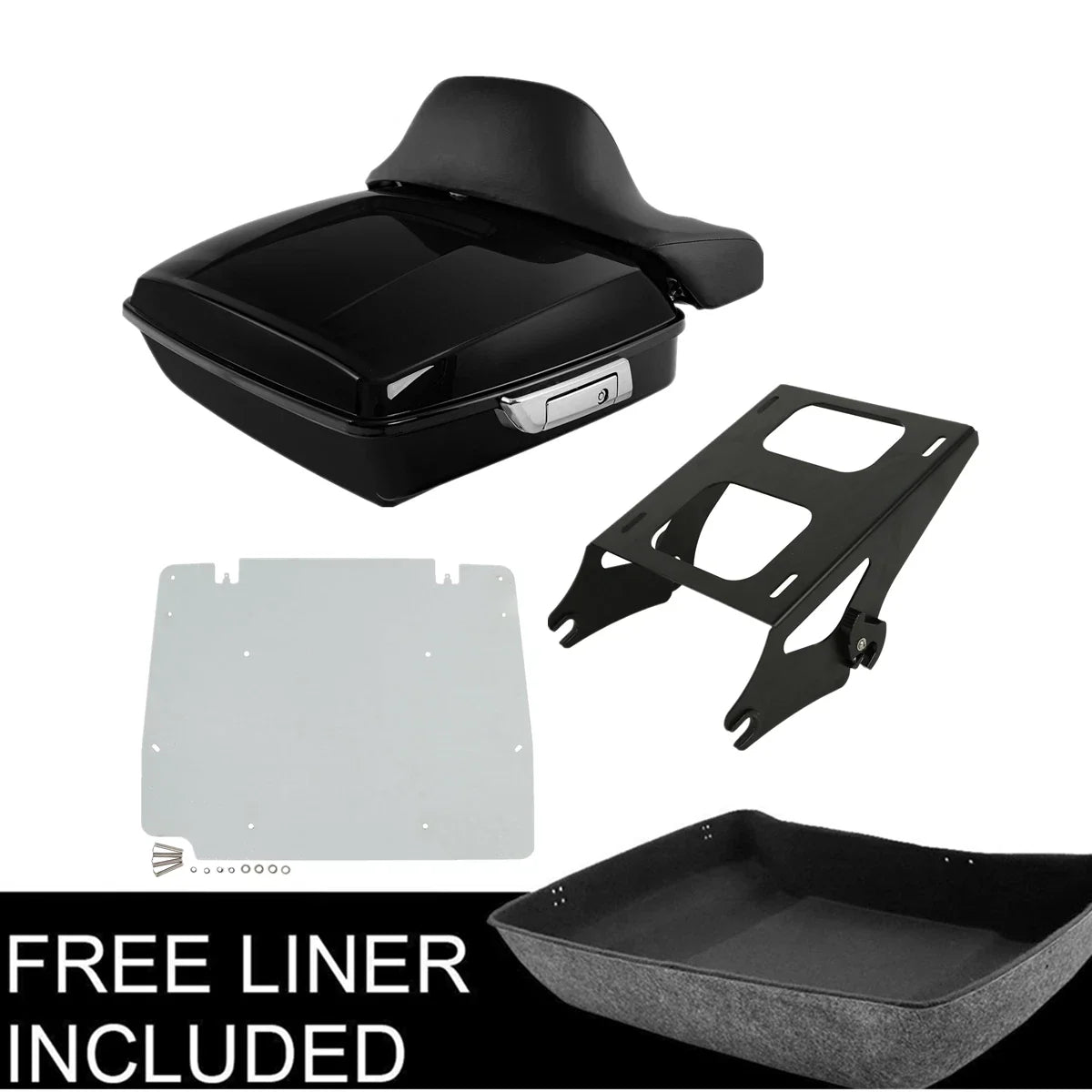 Trunk Pad Rack Base Plate for Harley Electra Glide (2014-2026)
