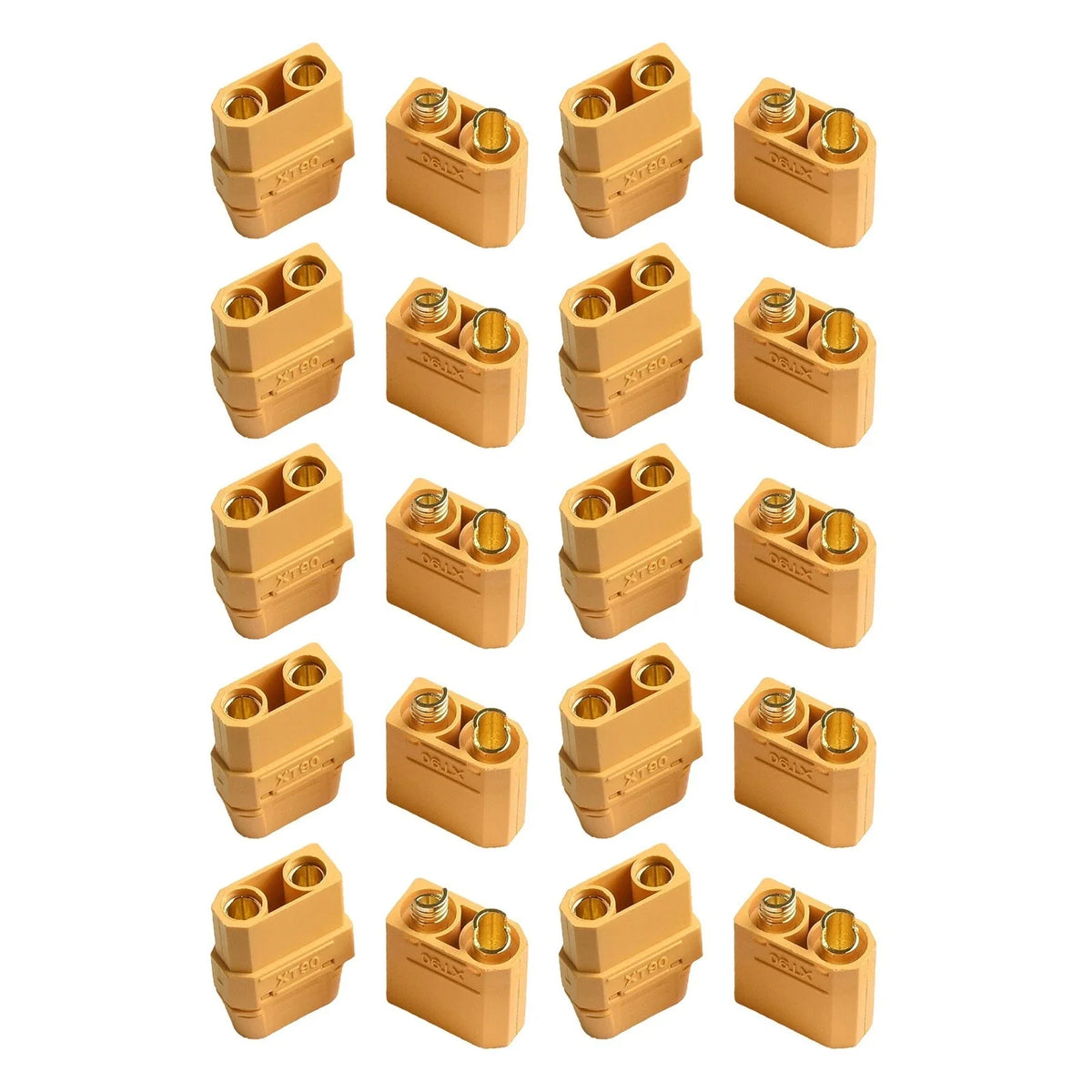 20PCS XT90 Connectors Male Female for RC (Solid 90A Power Connections)