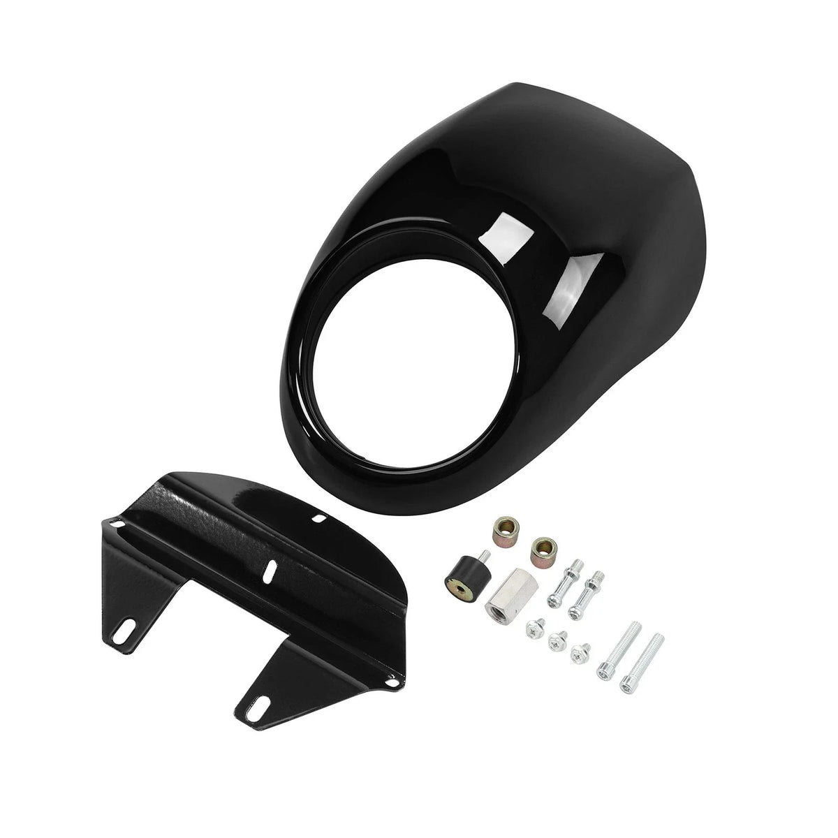 Custom Fit Headlight Fairing Visor for Harley Dyna FX/XL Sportster