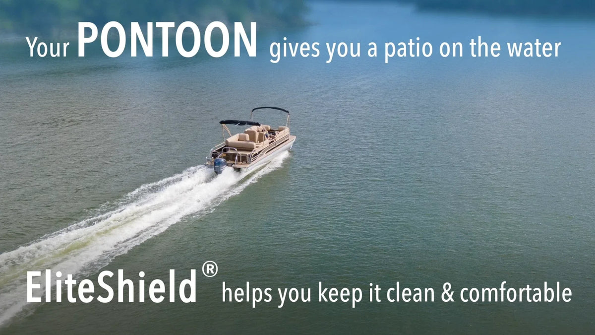 Pontoon Boat Storage Cover for Trailerable Use (14')