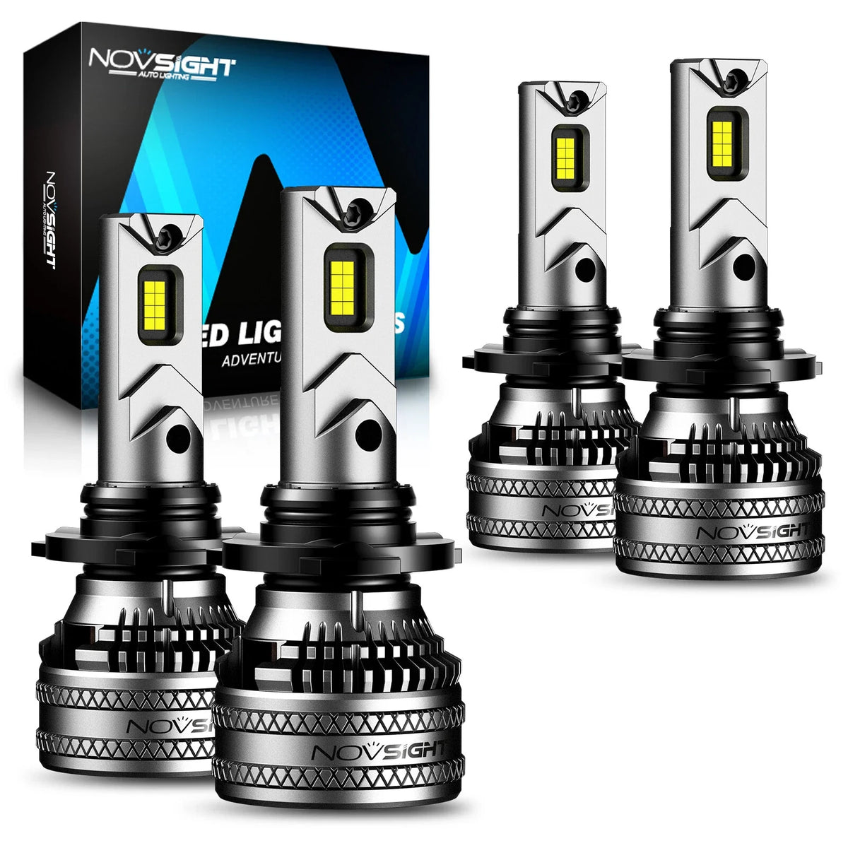 LED Headlight Bulbs 9005 9006 40000LM 6500K - 2X for HB3 HB4
