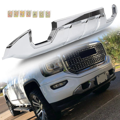 Chrome Front Bumper Skid Plate Armor for GMC Sierra 1500 (2016-2019)