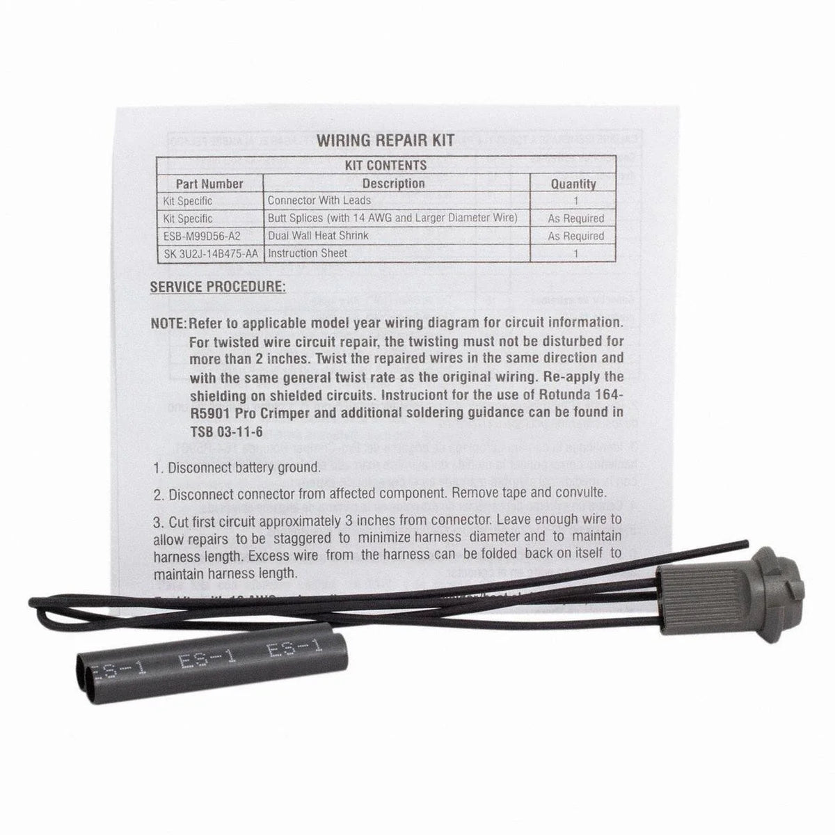 Cargo Area Light Connector for Ford Focus Fiesta (WPT-1098)