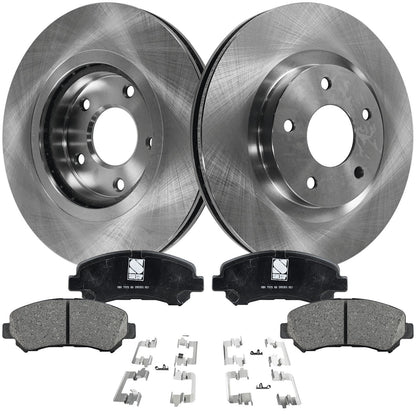 Front Brake Pad and Disc Kit for Nissan Rogue 2008-2013