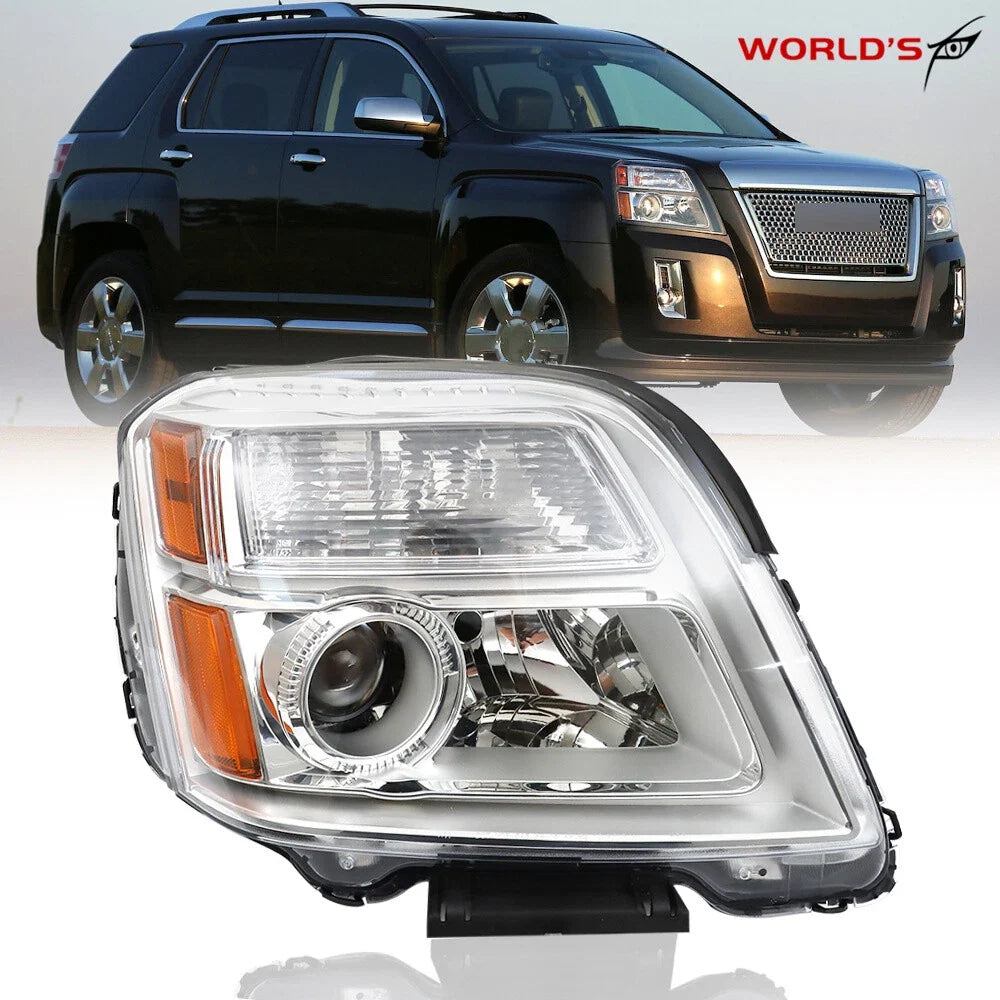 Headlight Assembly for GMC Terrain (2010–2015) Right Side with Bulb