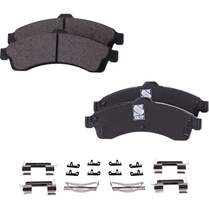 Front Brake Disc Rotors and Pads Kit for Chevy GMC Envoy Trailblazer (2002–2009)