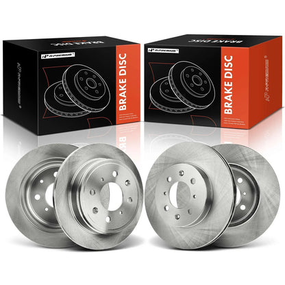 Front & Rear Disc Brake Rotors for Honda Civic (1999–2000)