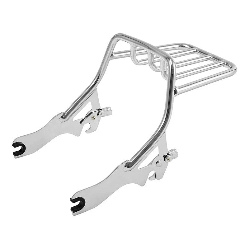Chrome Luggage Rack with Docking Hardware for Harley Softail Slim 2018-2025
