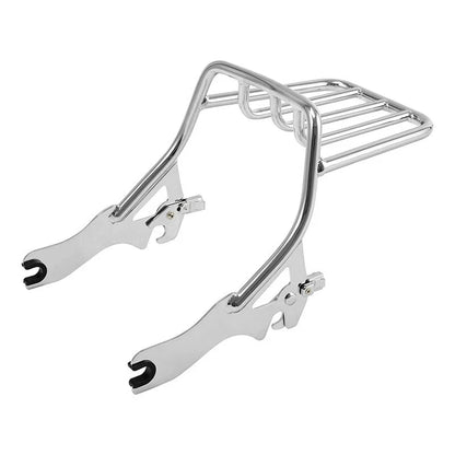 Chrome Luggage Rack with Docking Hardware for Harley Softail Slim 2018-2025