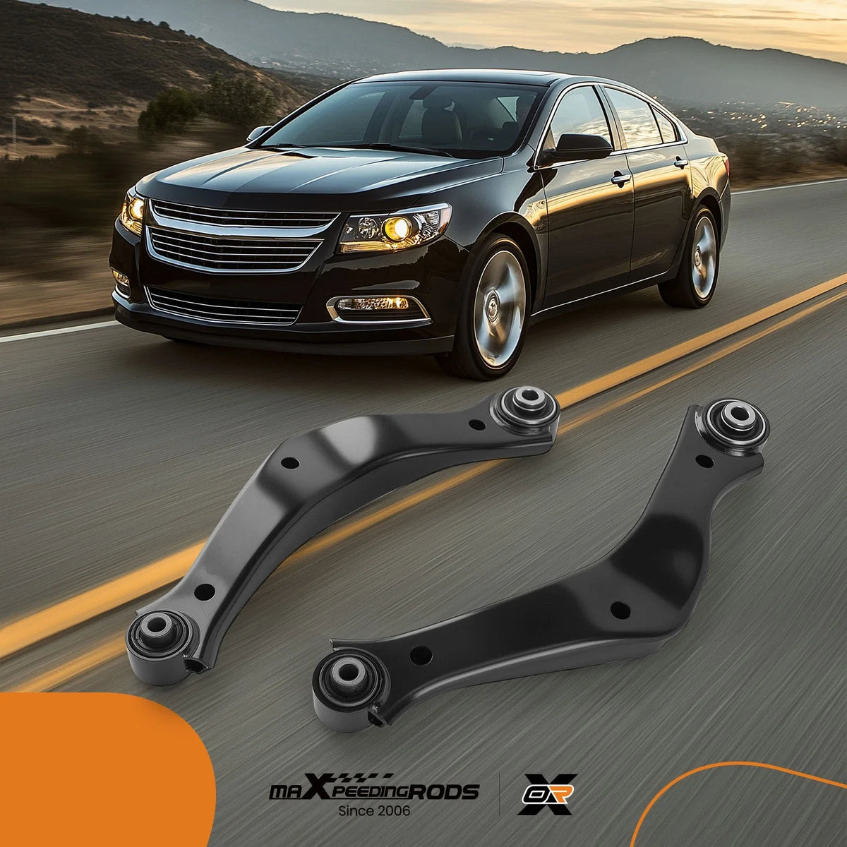 2X Rear Upper Control Arms for Chevrolet Malibu (2013–2015) Impala (2014–2019)