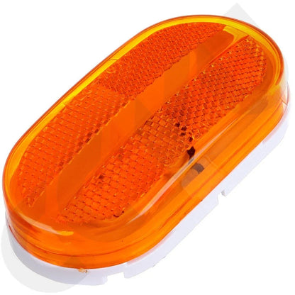 LED Side Marker Lights 4" Rectangle (12V) - 2X for Trailer Camper