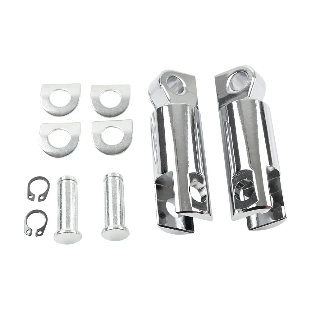 Pair Male Mount Foot Peg Extensions for Harley Sportster Touring Softail Dyna (2004–2023)