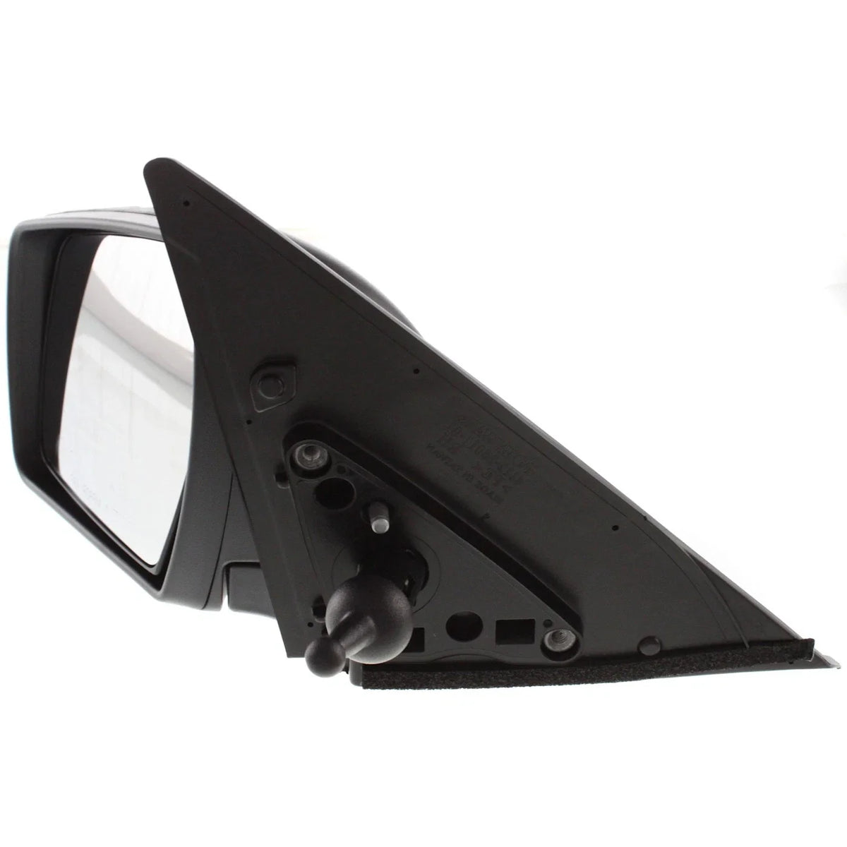 Left Manual Remote Mirror Textured Black Folding for Kia Soul 2010-2013