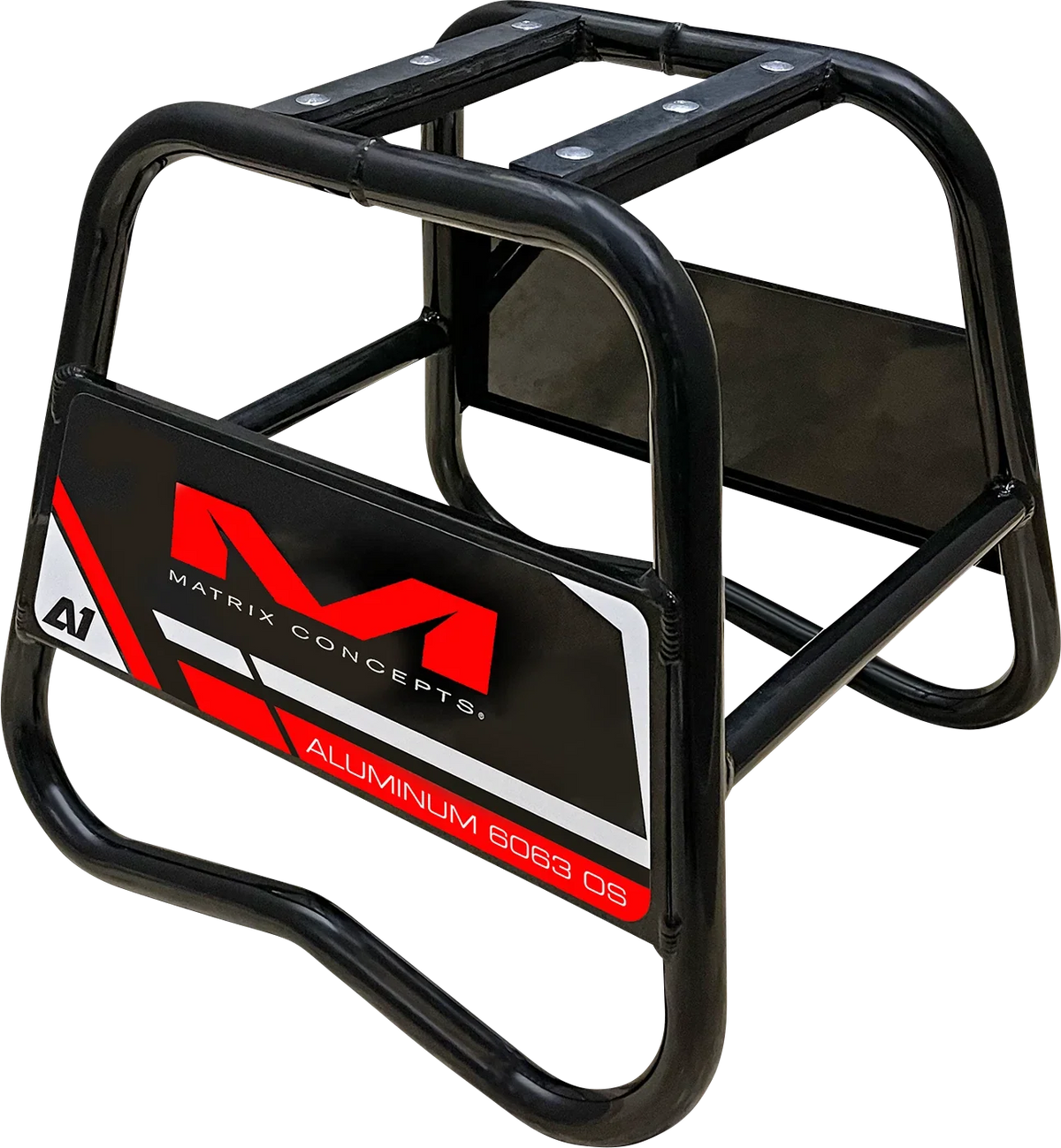 A1 Stand for Matrix Concepts LLC (Aluminum, Red)