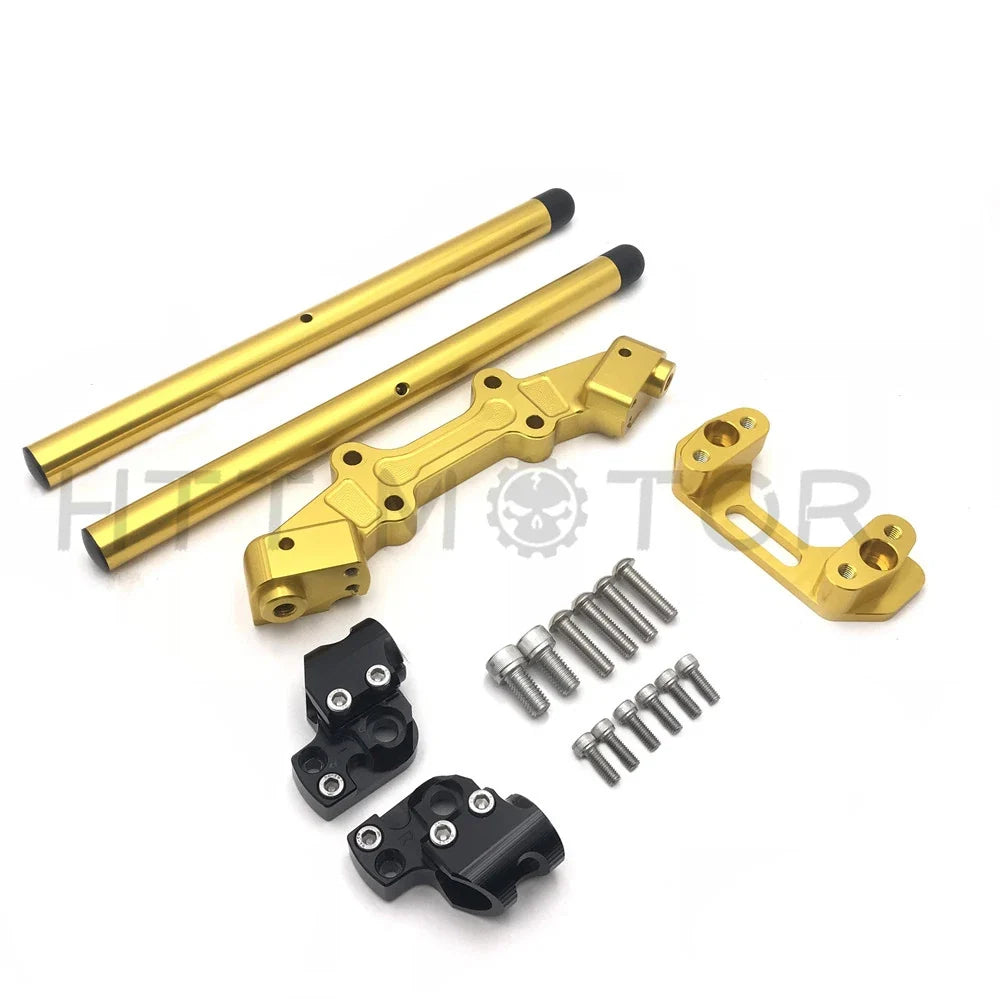 Handlebar CNC Adjustable with Adapter for Ducati Monster 821 1200 2014-2017