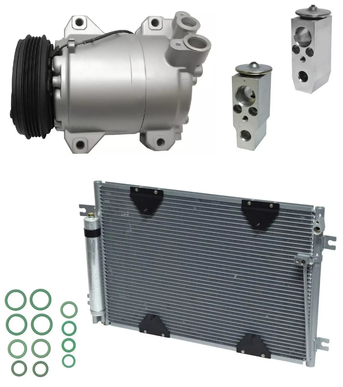 AC Compressor Kit with Condenser for Suzuki XL-7 2.7L V6 (2006–2006)