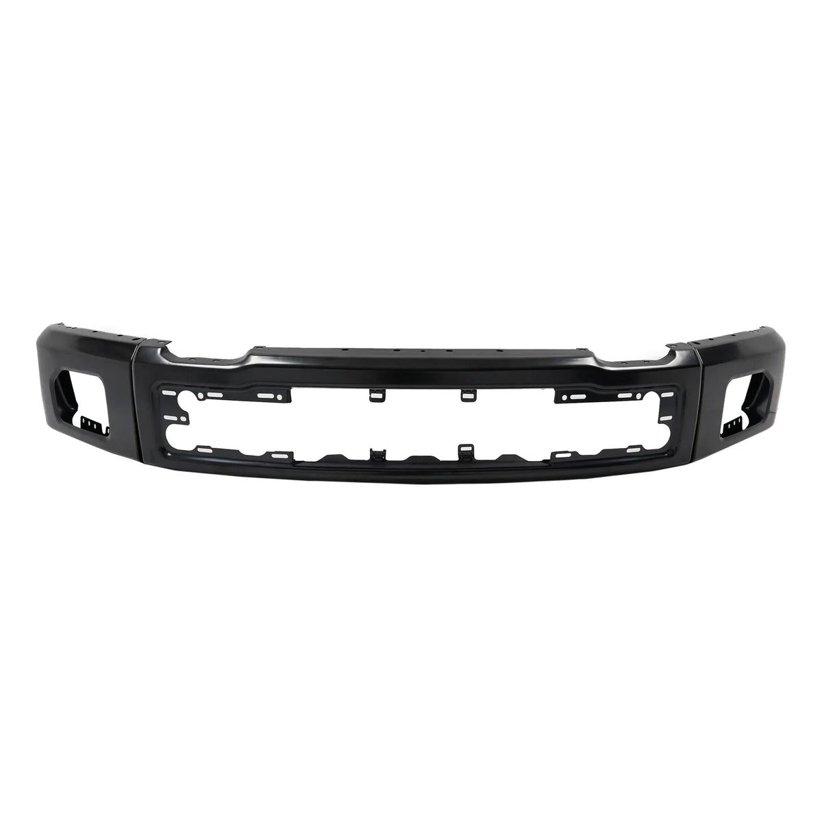 2015-2017 Ford F150 Front Bumper Face Bar, Black, W/Fog Light Hole