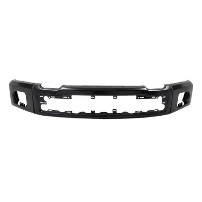 2015-2017 Ford F150 Front Bumper Face Bar, Black, W/Fog Light Hole