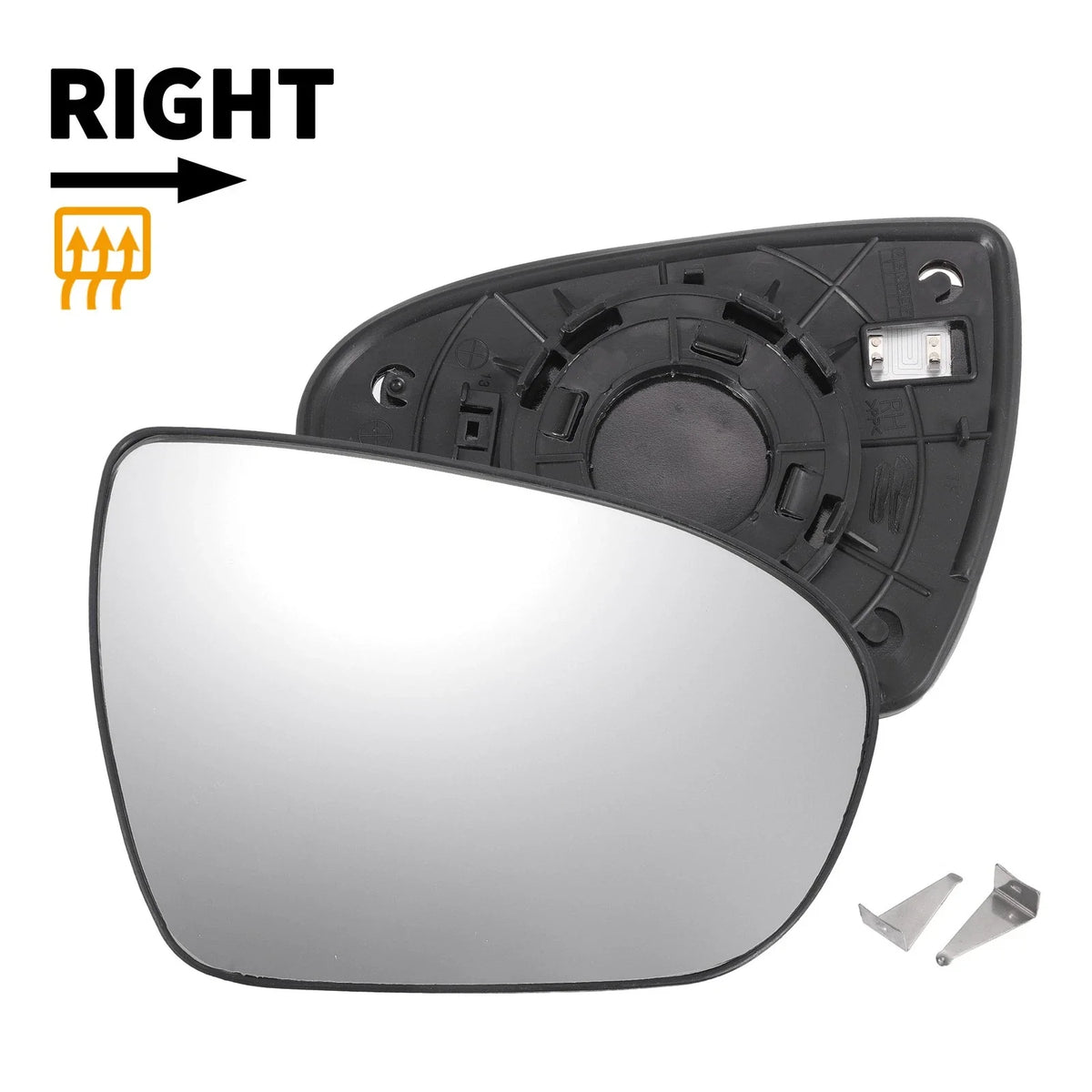 Heated Right Side Mirror Glass w/ Backing Plate for Kia Optima (2011–2015)