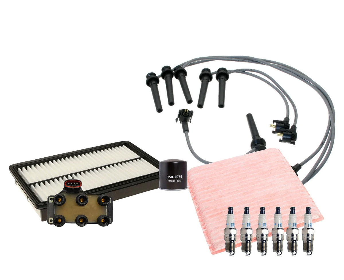Denso 6 Double Platinum Spark Plug Wire Set for Mazda V6