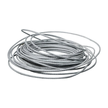 100 ft Galvanized Wire Rope Winch Cable 3/16" with G70 Hook