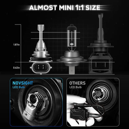 LED Headlight Bulbs Kit H11 90W 20000LM 6500K for Toyota Hilux N70