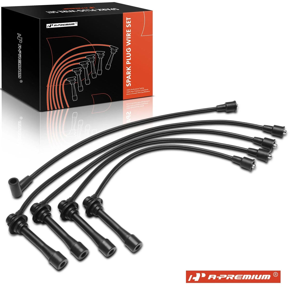5x Spark Plug Wire Set for Ford Probe (1993–1997) Mazda 626 MX-6 (1994–1997)