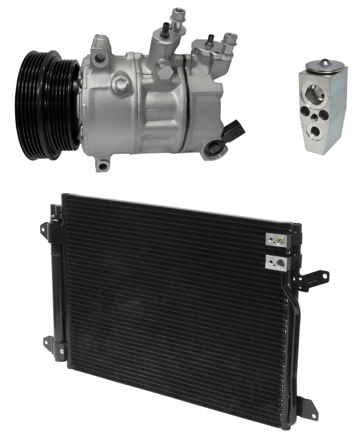 AC Compressor Kit With Condenser for Volkswagen Beetle 2.5L (2014–2019)