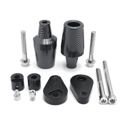 Carbon Crash Protectors for Kawasaki Ninja 400 (2018-2025) - Frame Sliders