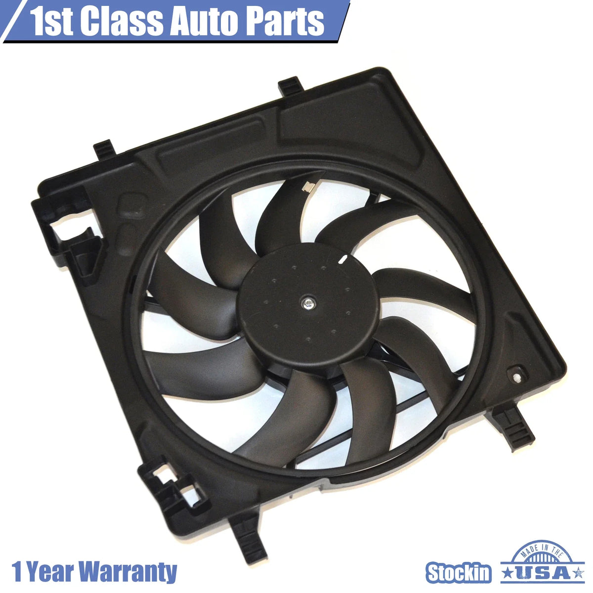 Cooling Fan Assembly for Chevrolet Spark 2013–2015 1.2L 4Cyl