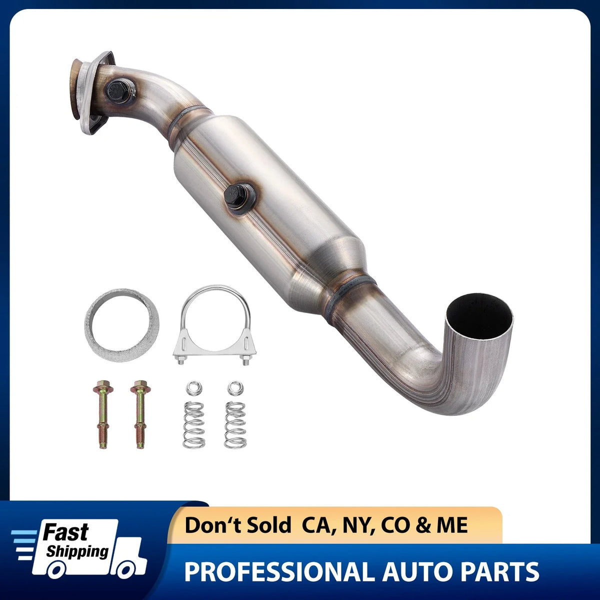 Left Catalytic Converter Kit for Ford F-150 (2011–2014)
