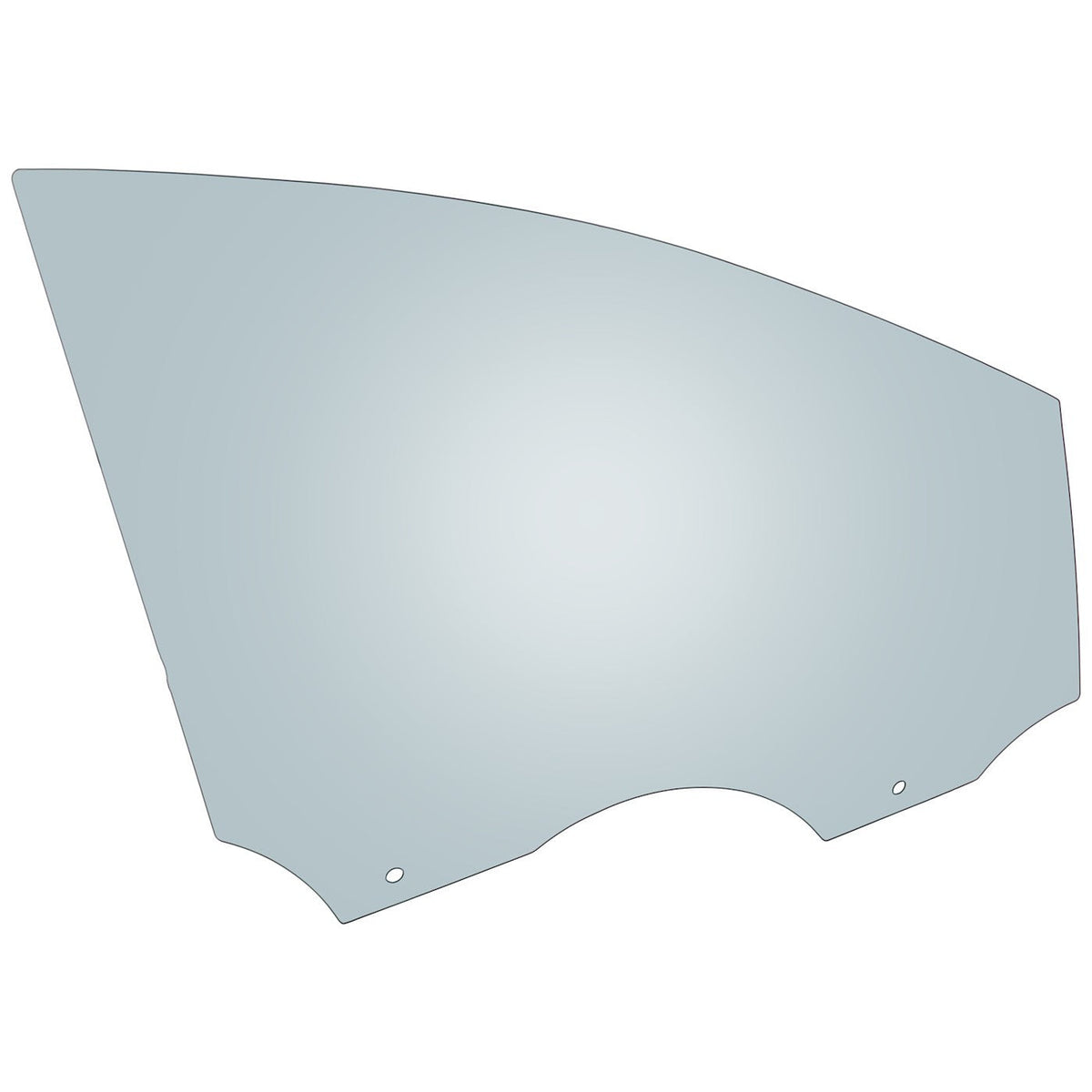 Front Door Glass Set - 2 Units for Ford C-Max