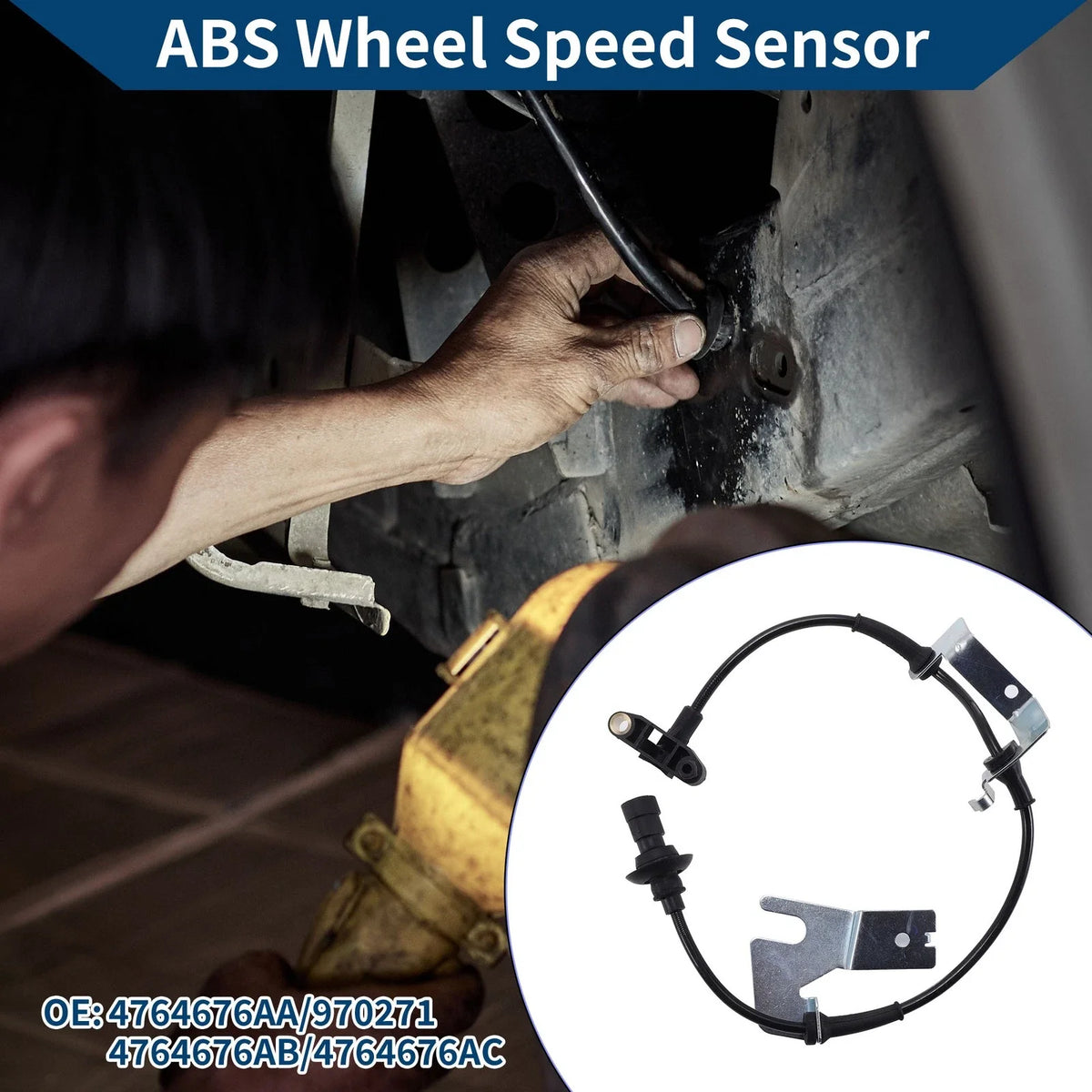 ABS Wheel Speed Sensor No. 4764676AA/970271 for Dodge Stratus (2001–2006)