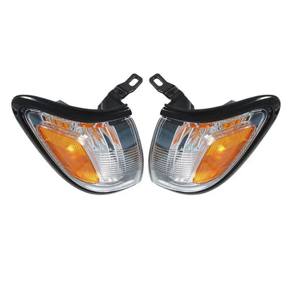 Pair of Black Border Corner Turn Signals for Tacoma (2001-2004)