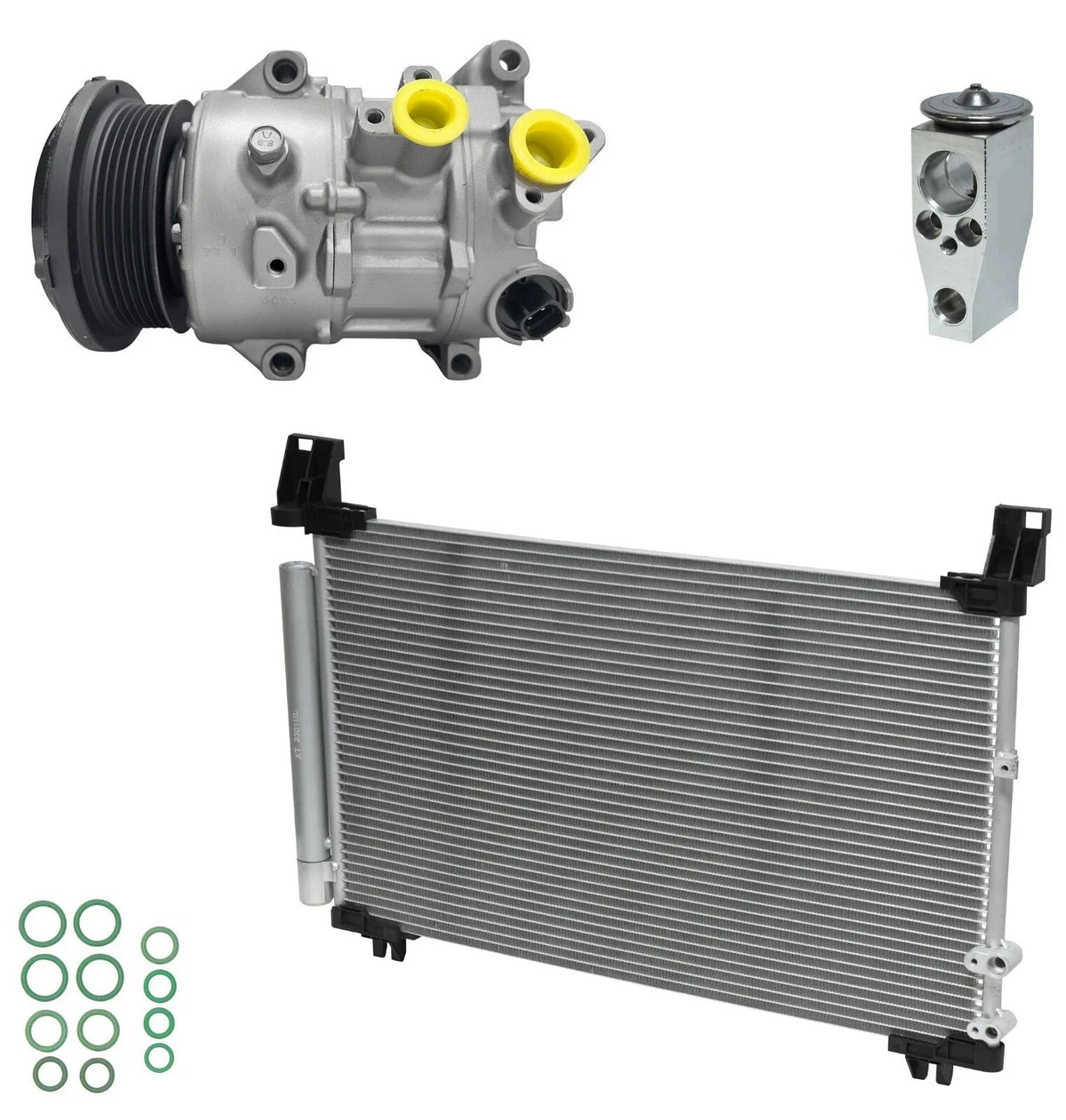 A/C Compressor Kit With Condenser Replacement for Lexus RC F (2017–2019)