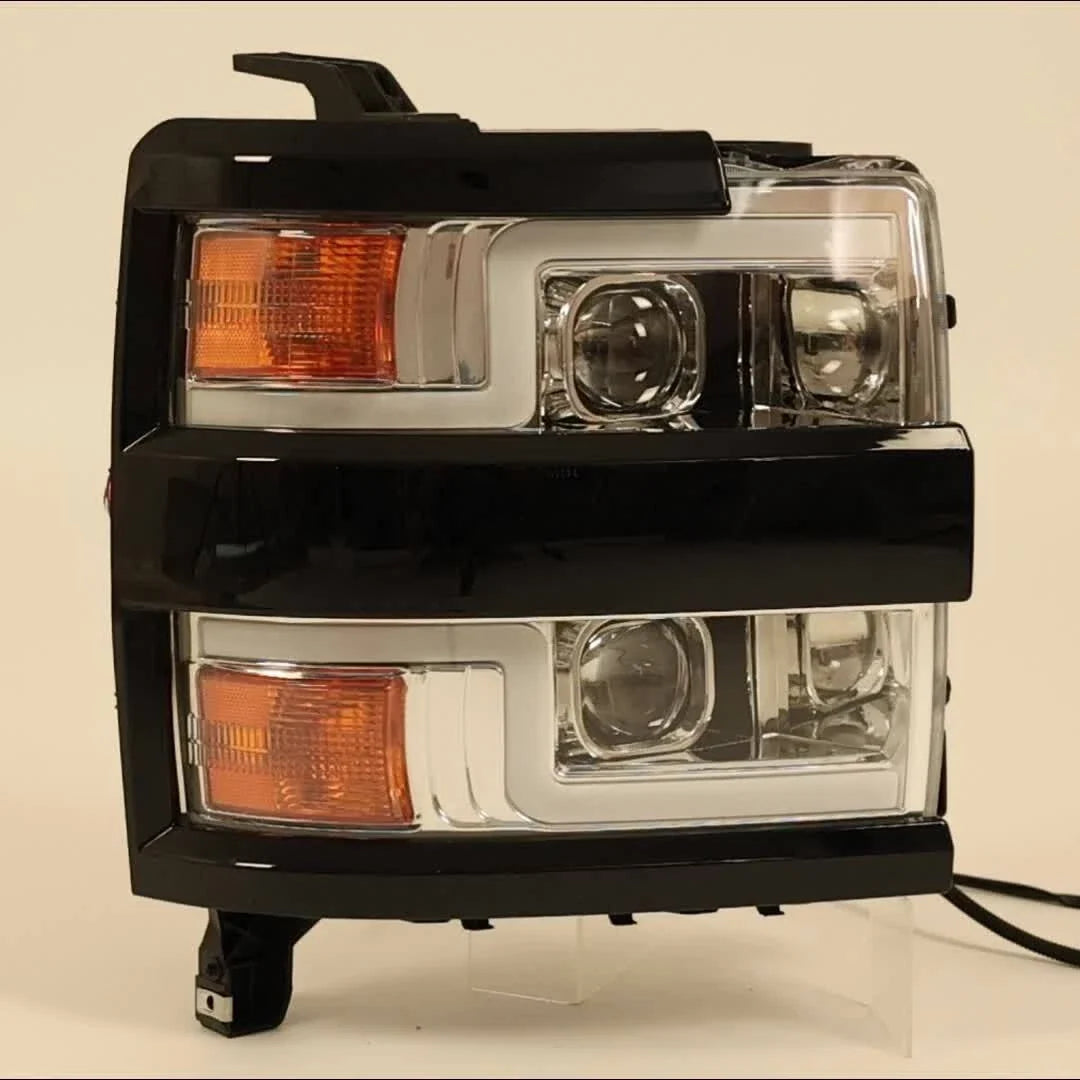 LED Projector Headlights for Chevy Silverado 2500HD 3500HD (2015–2019)