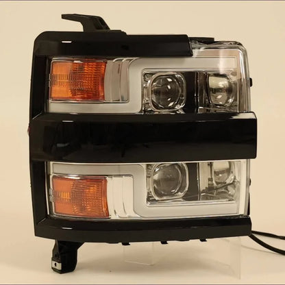 LED Projector Headlights for Chevy Silverado 2500HD 3500HD (2015–2019)