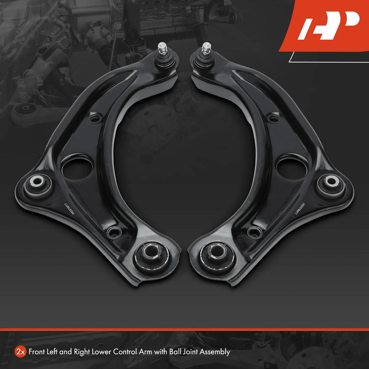2X Front Control Arms with Ball Joints for Nissan Versa (2007-2023)