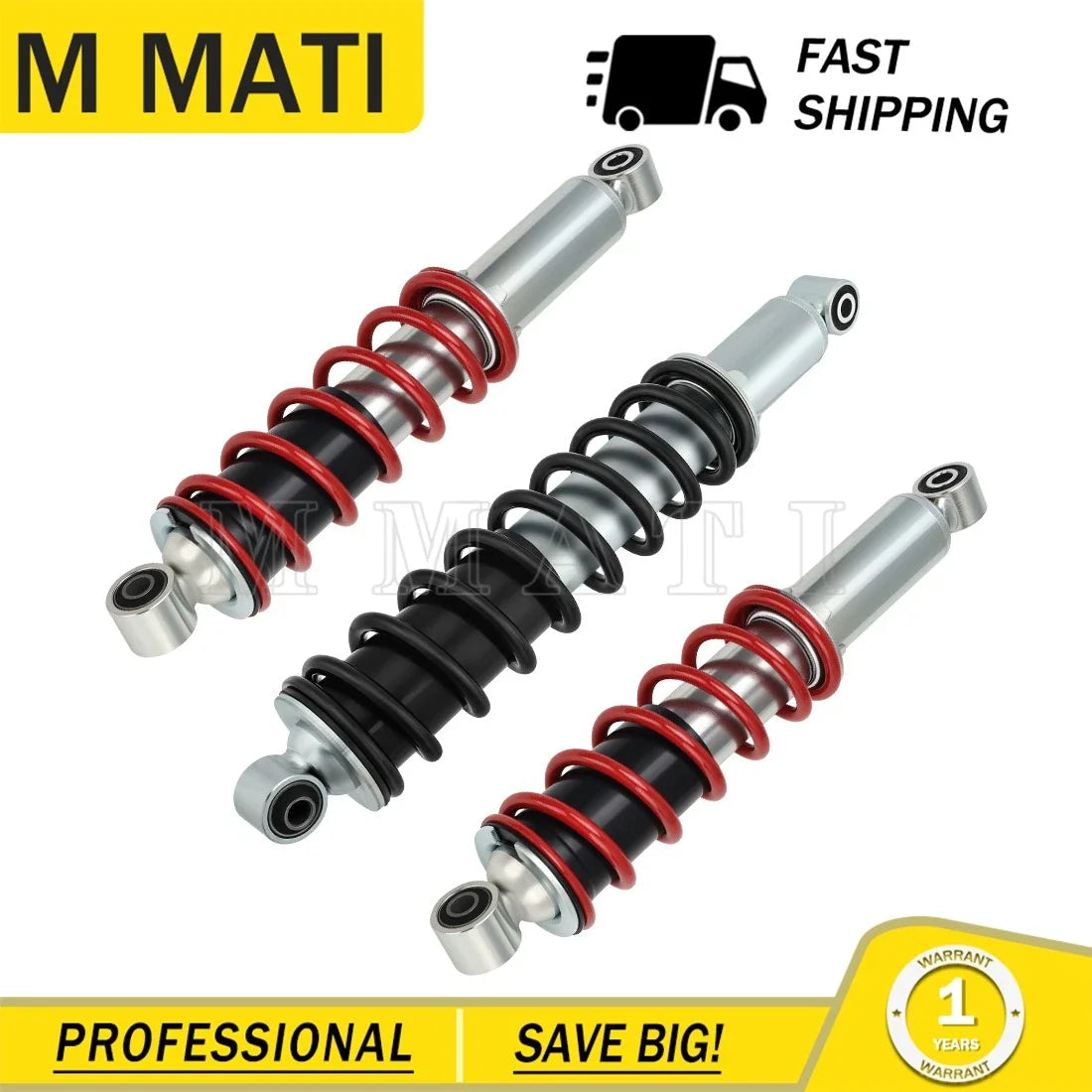 Shock Absorbers Set of 2 Front & Rear for Honda Sportrax 250 2001-2024