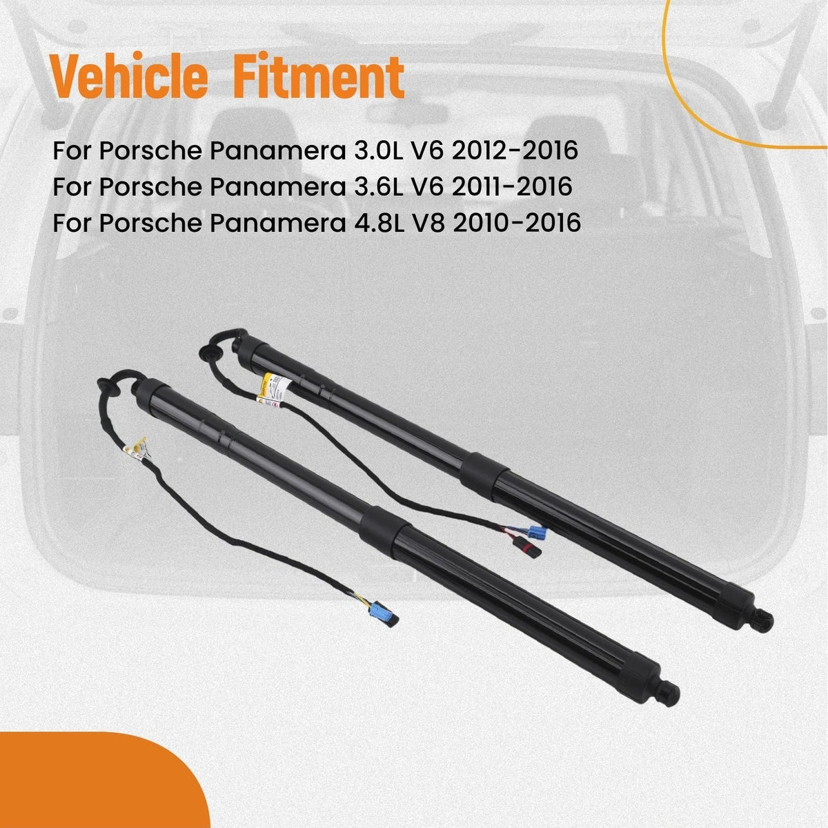 2pc Rear Tailgate Lift Support for Porsche Panamera 970 (2010–2016)