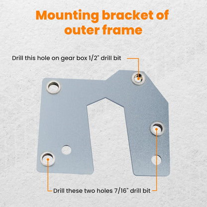 Mounting Bracket Kit for Chevy C10 Power Conversion (1960-1966)