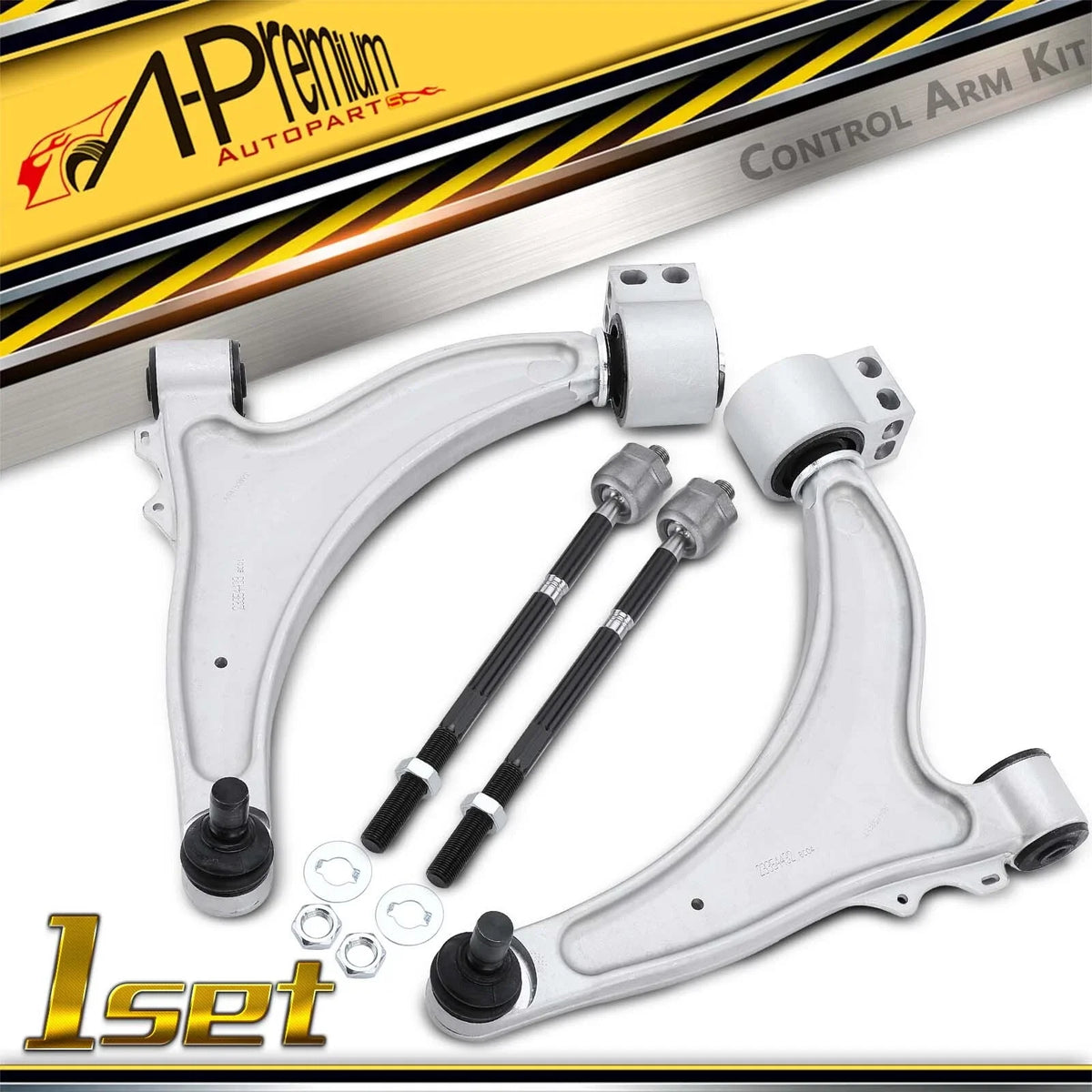 Set of 4 Front Control Arms with Ball Joints for Buick LaCrosse (2011–2016)