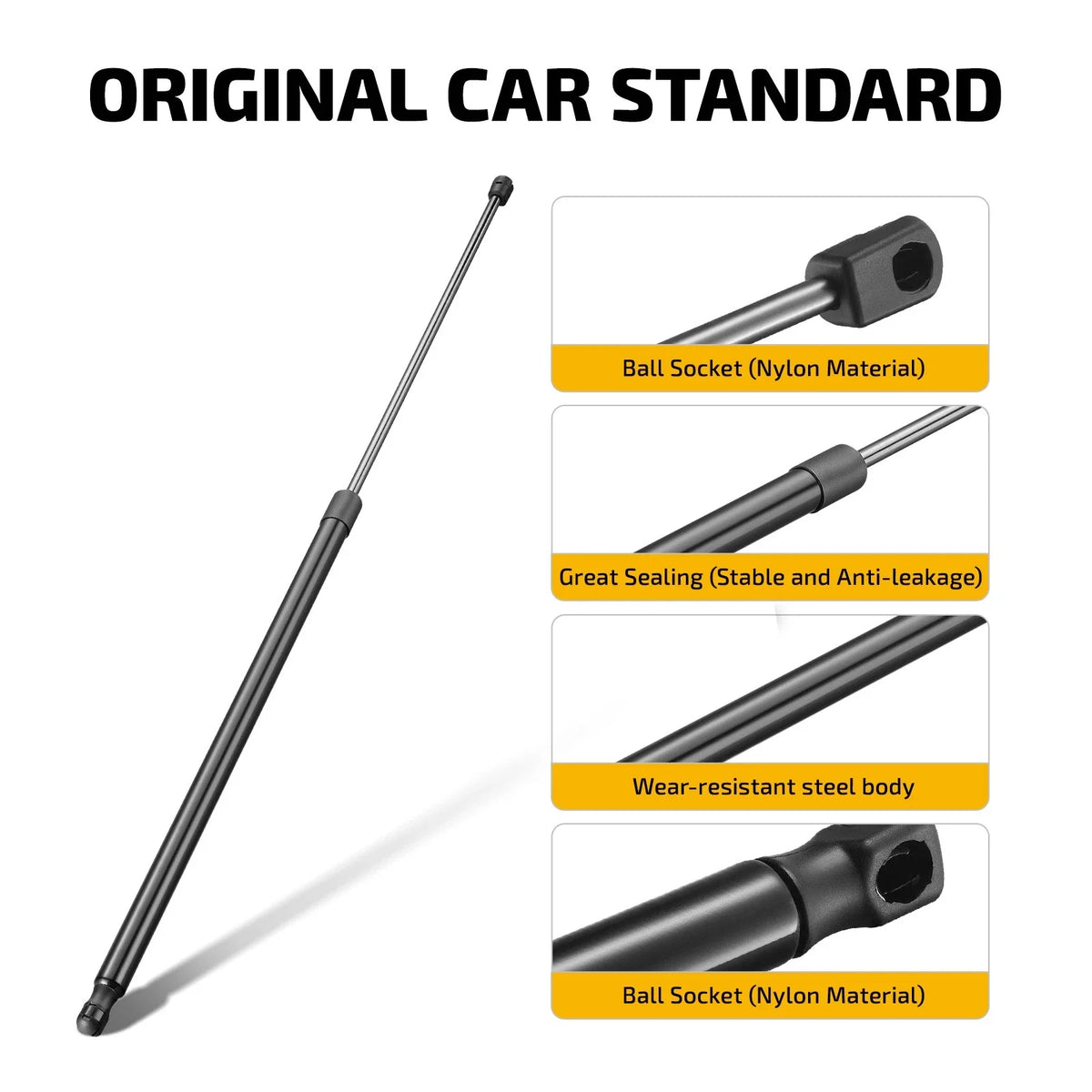 Truck Bed Tonneau Cover Gas Shock Strut Lift Support ML2460 (36in, 60Lb)