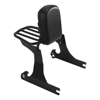Sissy Bar and Luggage Rack Backrest Pad for Harley Softail Breakout 2013-2017