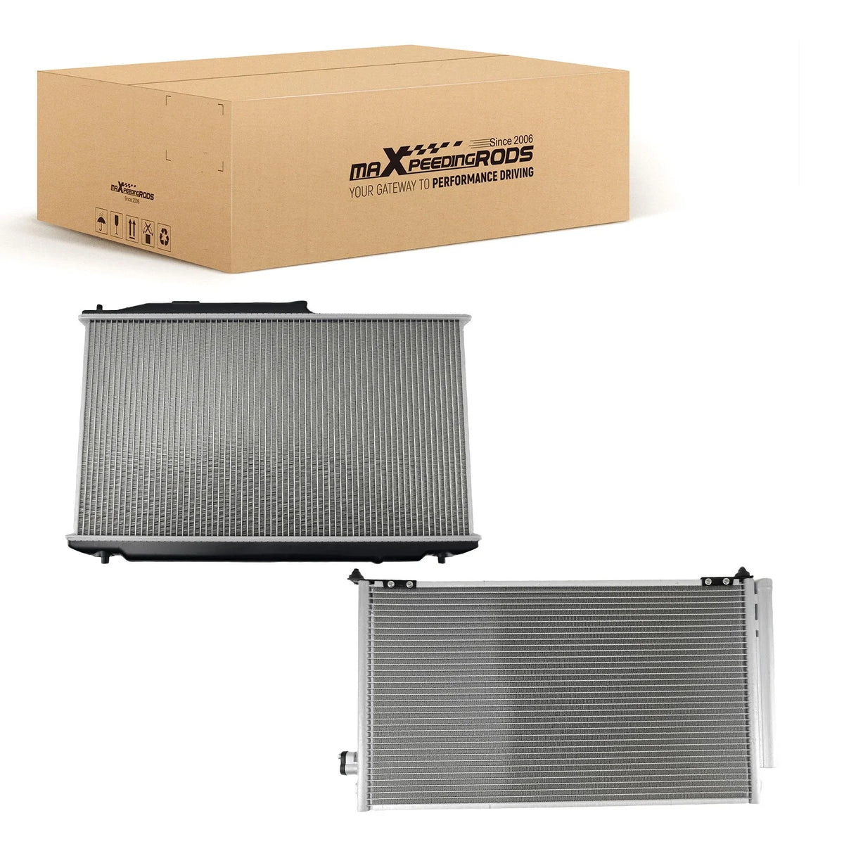 Coolant Radiator & Condenser Assembly for Honda Civic (2006–2011)