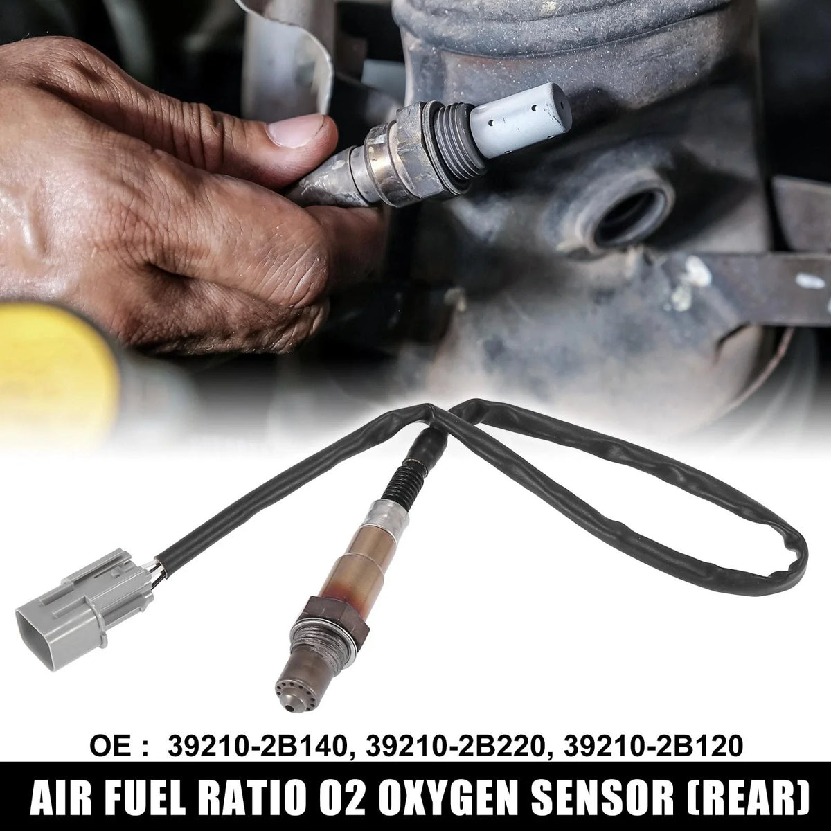 O2 Oxygen Sensor Rear for Hyundai Accent Veloster, Kia Rio Soul (2011–2021)